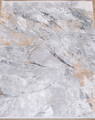 Ковер турецкий A523A Lite (Вискоза, серый, разноцветный, кремовый)