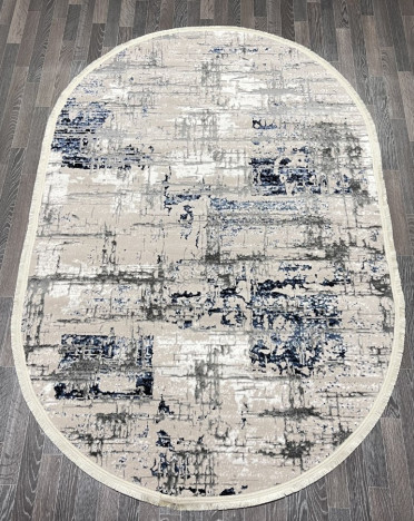 Ковер турецкий 40291A AURA (Акрил, бежевый, синий)